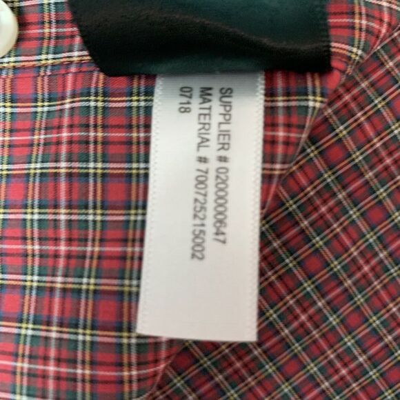 Lauren Ralph Lauren‎ Red Plaid Button Down Shirt Mens Size 16.5- 34/35 - Picture 8 of 8